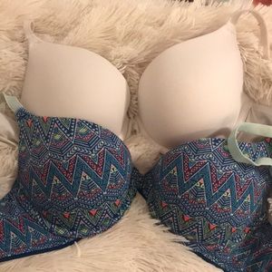 VS Pink Push Up Bras